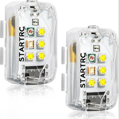 STARTRC Drone Strobe Light Anti Collision Light Rechargable Flash Led Lamplight for DJI Neo and All RC Drones Accessory 2pc