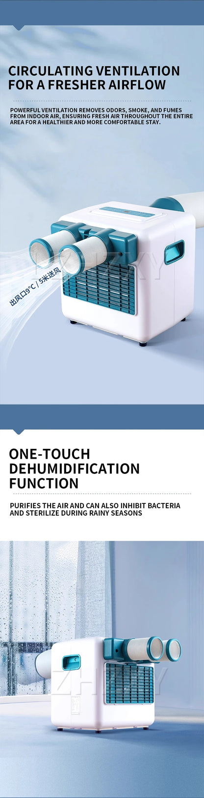 Outdoor Mobile Air Conditioning Refrigeration All in One No Installation Required Truck Mounted AC Unit