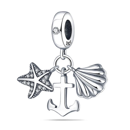 2025 Hot Sale Pink zircon aircraft passport cross Charm Beads Fit 925 Sterling Silver Original women Bracelet DIY Jewelry Gift