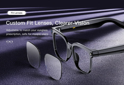 Men AI Smart Glasses 2026 New Color-Changing Translation Glasses 800W Camera Waterproof Call Photo Video Recording Sunglasses