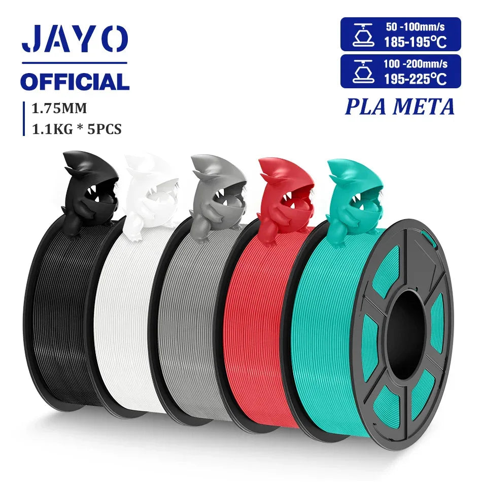 JAYO PLA/PLA META/PETG/SILK/PLA+/Wood/ ABS/Marble 3D Printer Filament 1.75mm 5KG 3D Printing Materials for 3D Printer&3D Pen