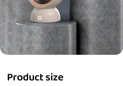 1200W Electric Heater Portable Desktop Fan Heater Heating Warm Air Blower Mini Radiator Home Office Warmer Machine for Winter