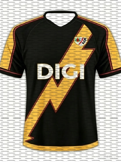 New Surfing T-shirt Rayo Vallecano Home Shirt Adults Tee Street Style Quick Dry Training Fitness Top Casual Sportswear Kids Tees