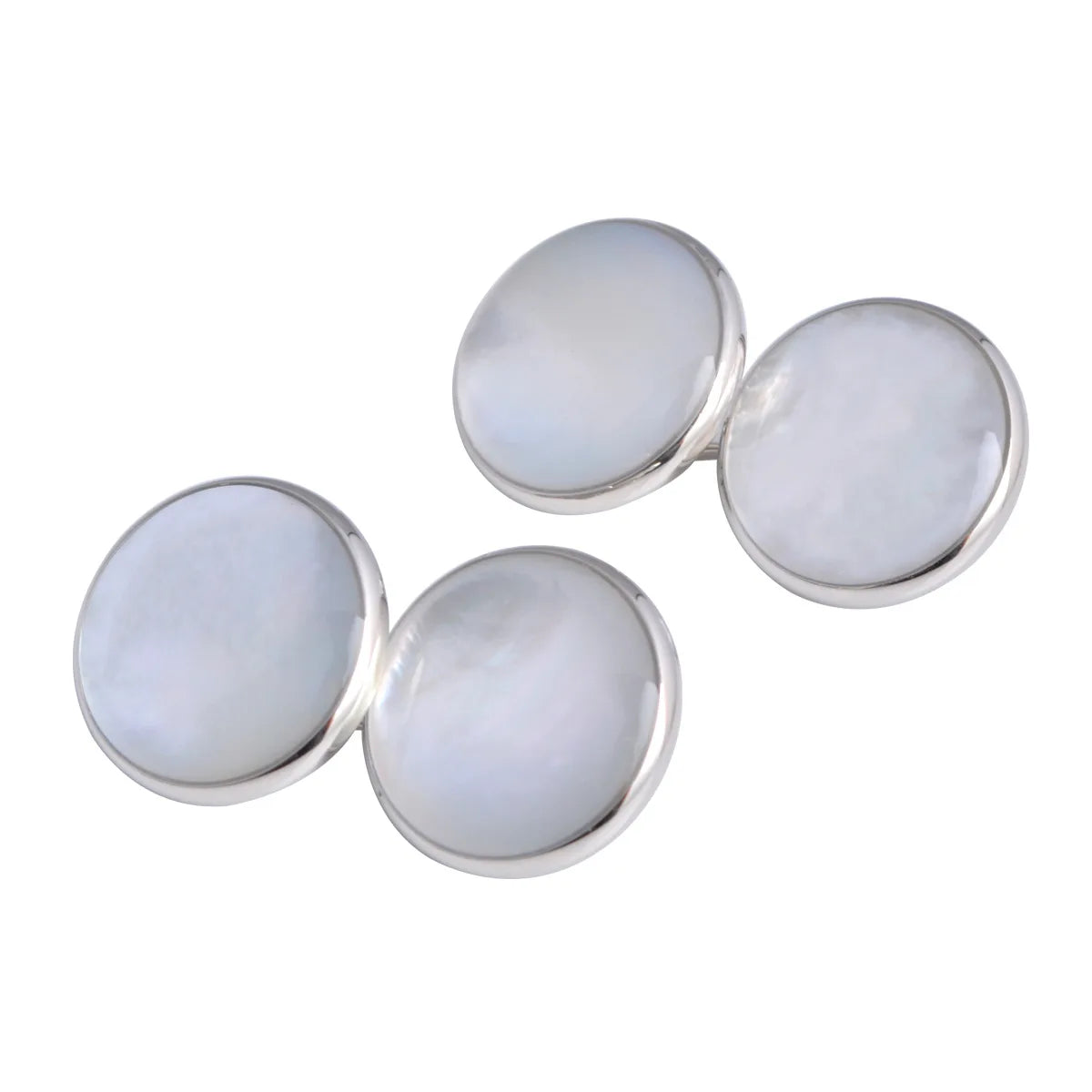 Double Sided Fritillaria Chain Cufflinks Men's French Shirt Personalized Button Valentine's Day Gifts Friend Birthday Present