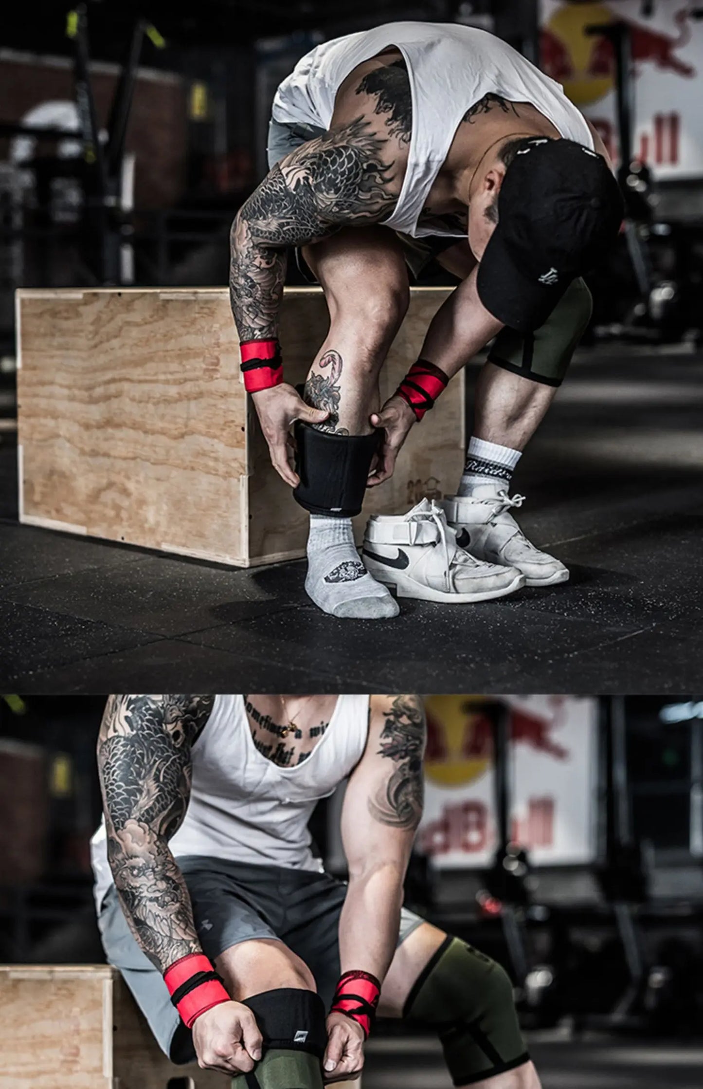 7mm Knee Pads Fitness Squatting Sports Protective Elasticity Hard Pulling Powerlifting Training Bodybuilding Knee Protector