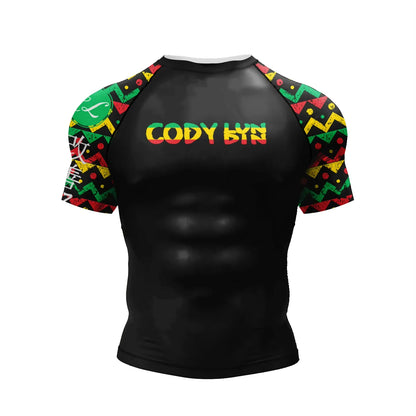 New No gi Bjj T-Shirt jiu jitsu kickboxing Training Rashguard Polyester Spandex Compression Sublimation Sports Men T-Shirts