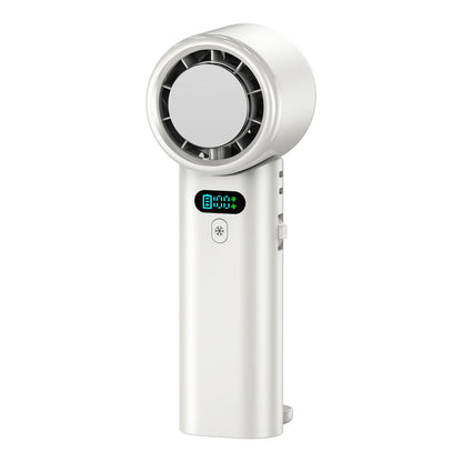 5200mAh Large Capacity Handheld Fan High Speed Refrigeration Handheld Fan 100 Speed  USB Charging Portable Fan