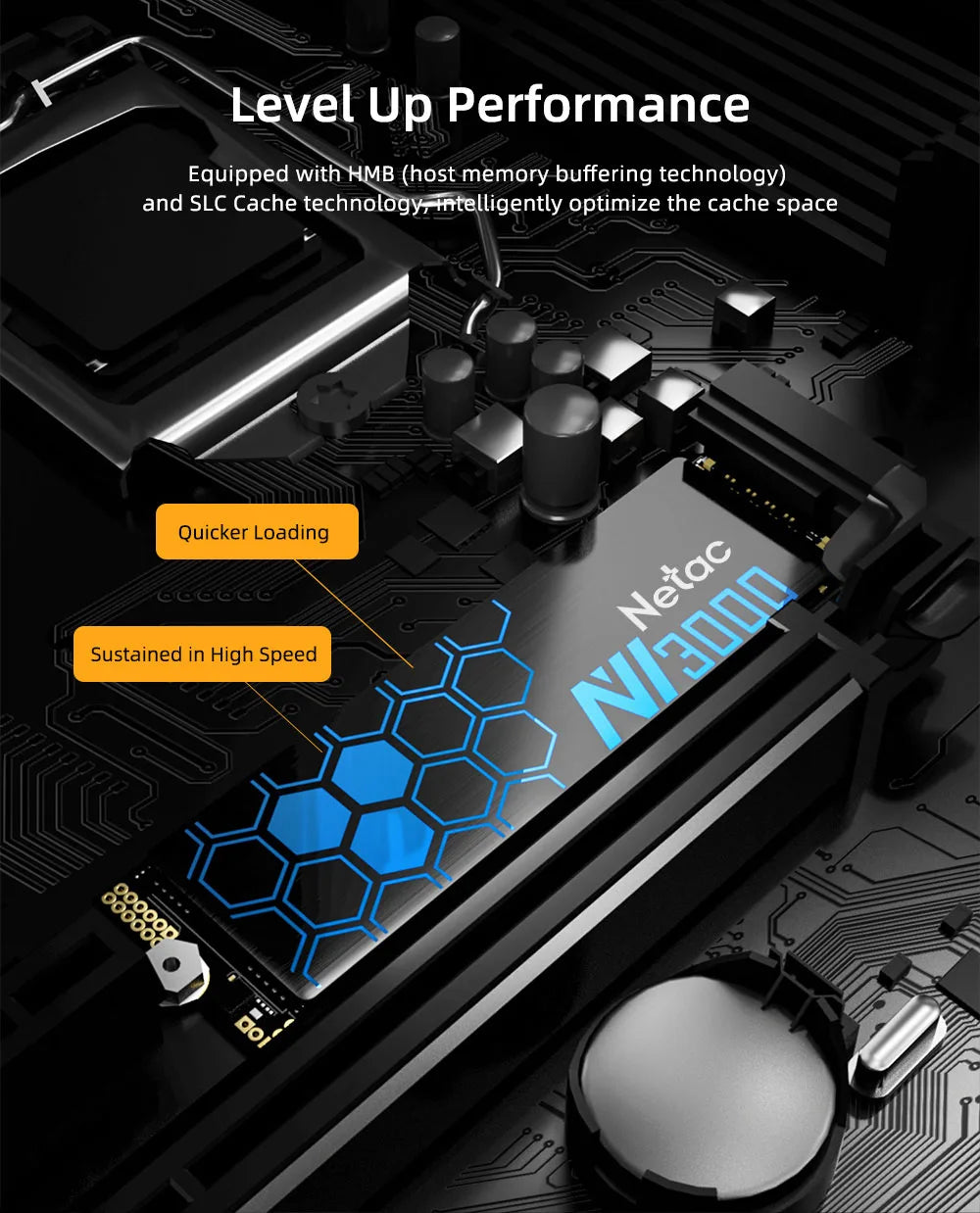 Netac NV3000 SSD M2 NVMe 3500MB/s PCIe 3.0 HD 250GB 500GB 1TB 2TB M.2 Hard Disk Internal Solid State Drive for Desktop Laptop