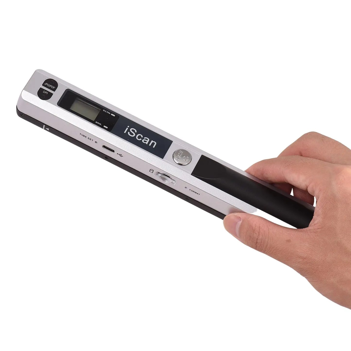 Scanner Document iScan Portable Scanner Mini Handheld Document Scanner A4 Book Scanner for JPG and PDF Format 300/600/900 DPI