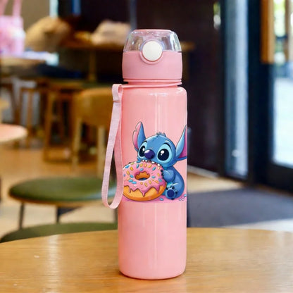 3D Printed Cartoon Pattern Water Bottle, Durable Reusable, Adorable & Fun,Portable Water Bottle for Outdoor Activities Perfect