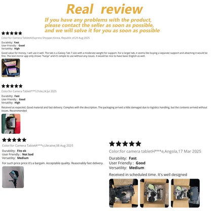 Soonpho F7 F8 Teleprompter for Tablet Laptop Smartphone Camera Bluetooth Portable Telepronter for Live Streaming Recording Video