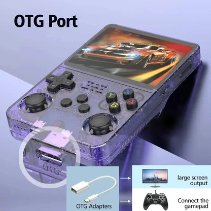 ARKOS R36S Retro Handheld Video Game Console Linux System 3.5 Inch IPS Screen  Portable Pocket Video Player