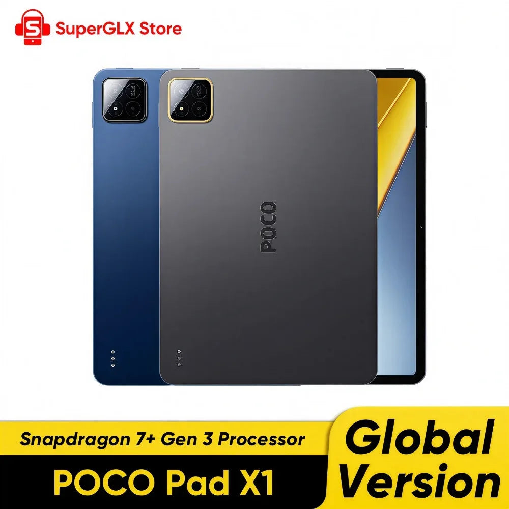 Global Version POCO Pad X1 Tablets Snapdragon 7+ Gen 3 11.2'' 144Hz Display 13MP 8850mAh 45W Turbo Charging 8GB 512GB Wi-Fi