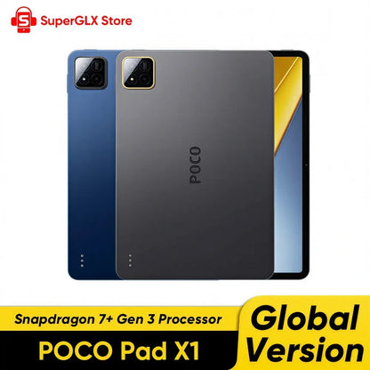 Global Version POCO Pad X1 Tablets Snapdragon 7+ Gen 3 11.2'' 144Hz Display 13MP 8850mAh 45W Turbo Charging 8GB 512GB Wi-Fi