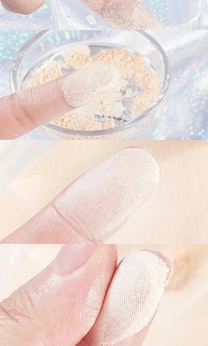 Banana Shaped Loose Powder Can Reduce Pores and Fine Lines, With a Long-lasting Matte Effect and Natural Facial Makeup Powder
