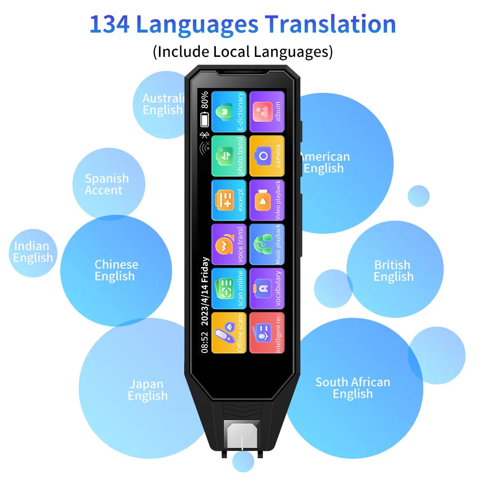 New style MD09 Intelligent Translation pen voice converter  offline scanning translation pen Business travel  dictionary pen