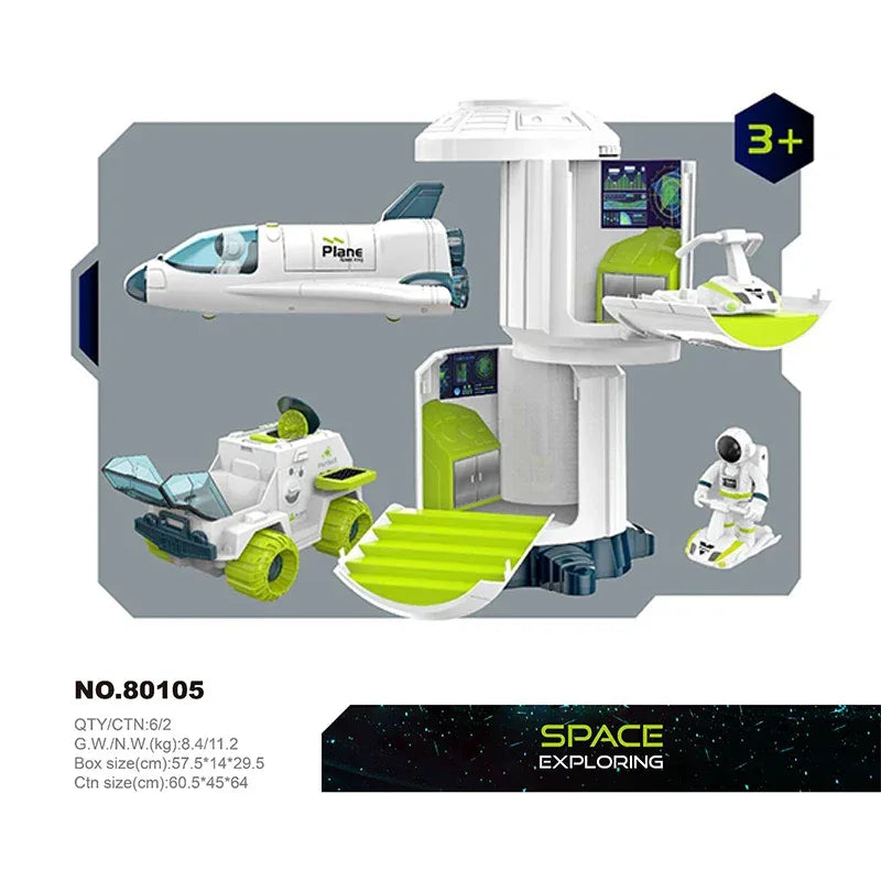 Puzzle Acousto Optic Space Toys Space Model Air Force Shuttle Space Station Rocket Aviation Series Toy Forkids Christmas Gift