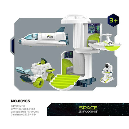 Puzzle Acousto Optic Space Toys Space Model Air Force Shuttle Space Station Rocket Aviation Series Toy Forkids Christmas Gift