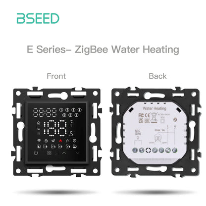 BSEED Zigbee Thermostat Modules Room Temperature Controller of Water/Electric Floor Heating Gas Boiler Tuya APP Work with Alex