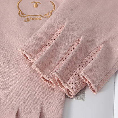 1 Pair Anti UV Nail Gloves UV Gel Shield Glove Fingerless Manicure Nail Art Tools LED Lamp Nails Dryer Radiation Hand nail tools