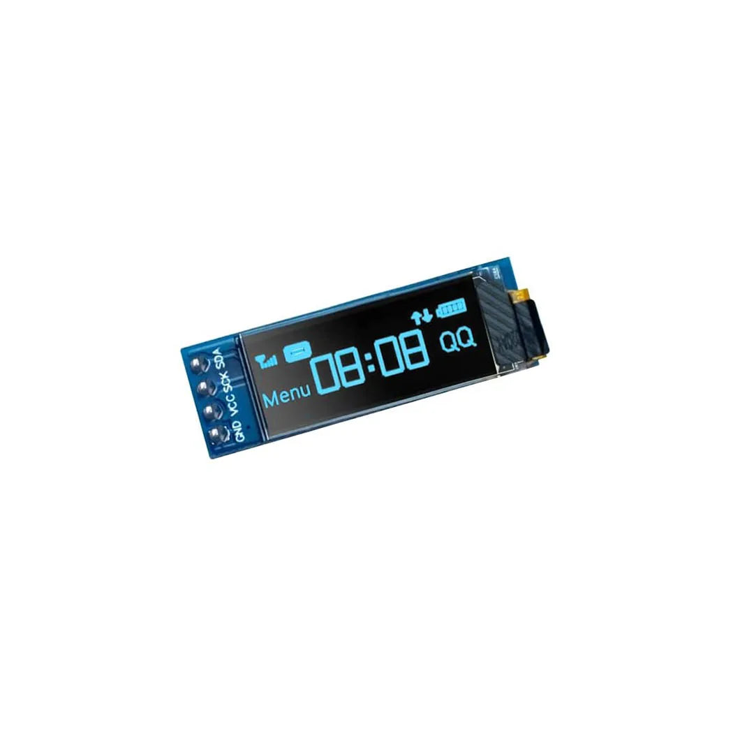 0.91 inch OLED display module white/blue OLED 128X32 LCD LED Display SSD1306 12832 0.91 IIC i2C Communicate for ardunio