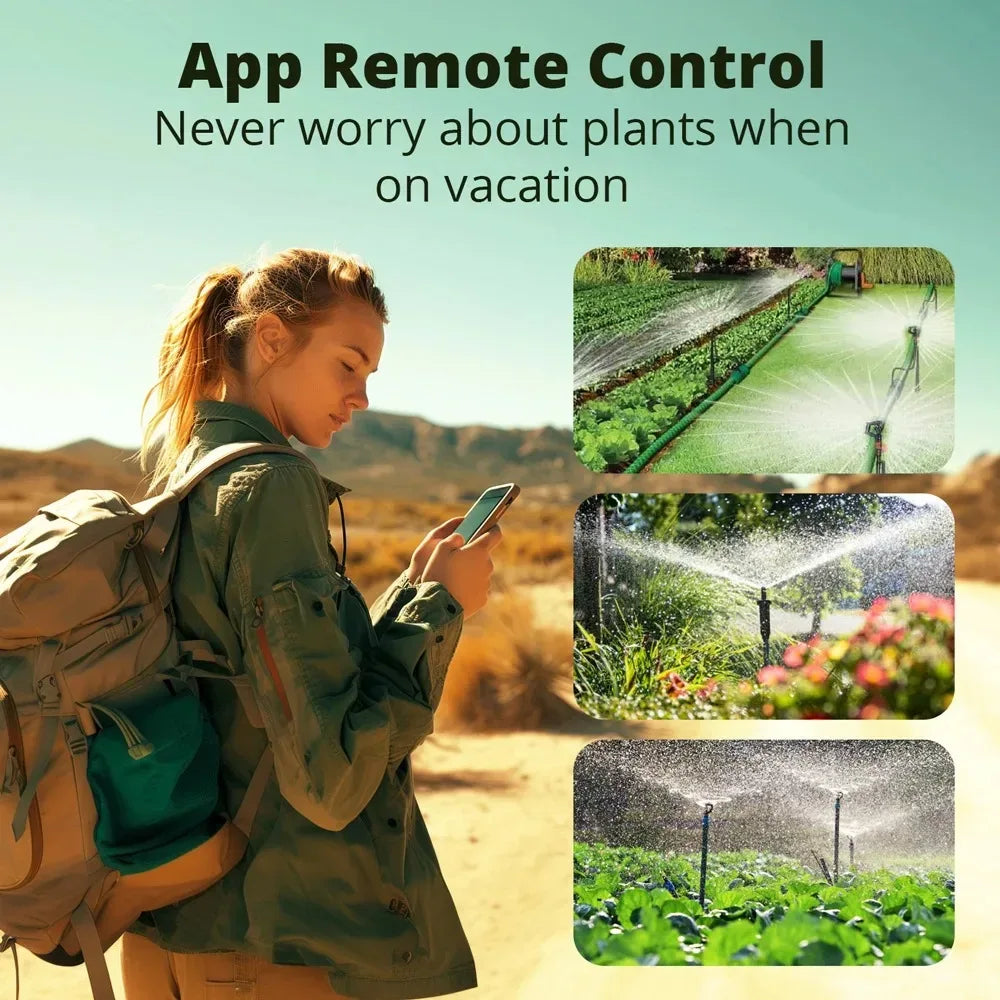 SONOFF SWV SONOFF Water Valve SWV-BSP Faucet Smart Irrigation Controller Systerm Timer App Voice Control Via Alexa Google