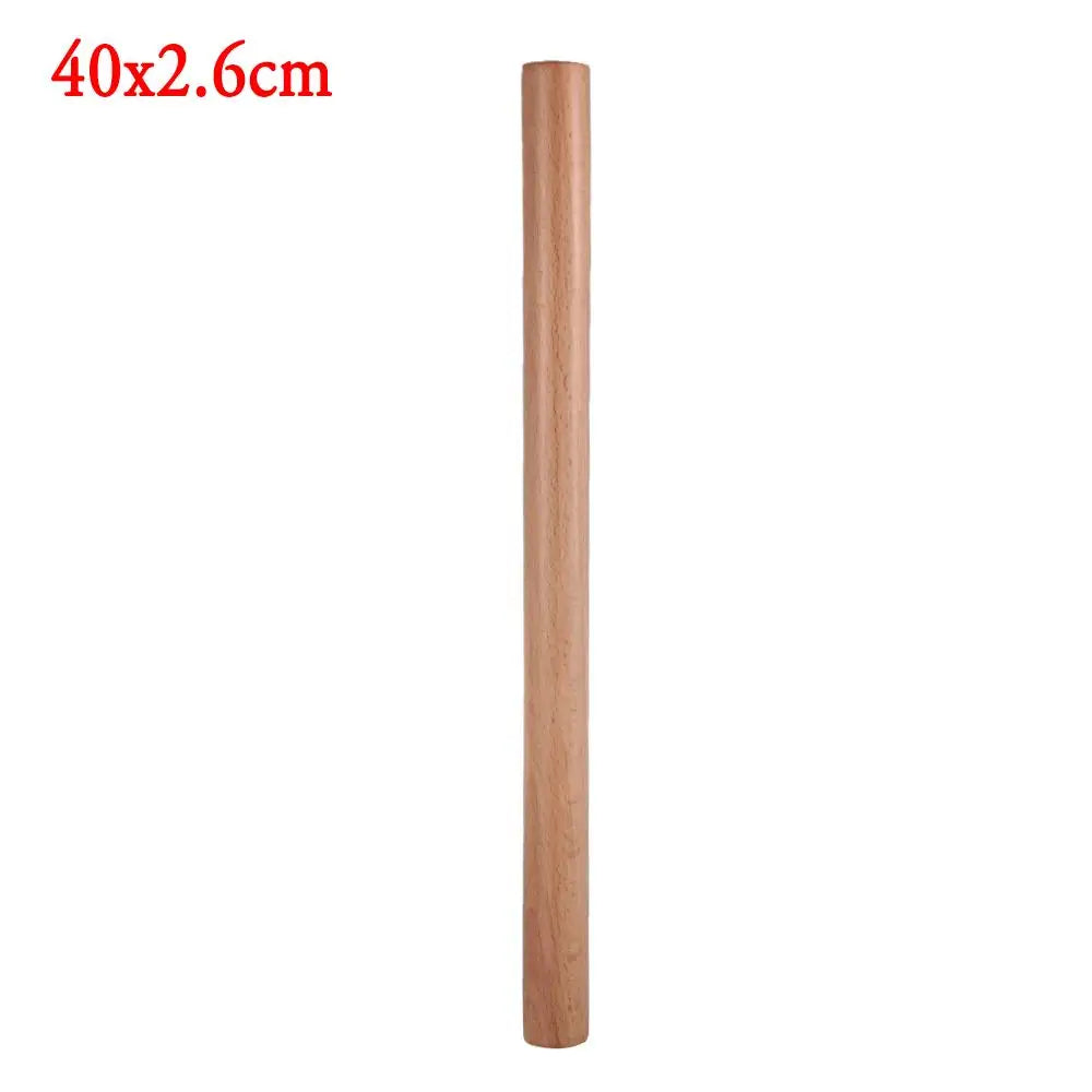 Wooden Rolling Pin Fondant Cake Decoration Dough Roller Cooking Pastry Baking Tool Kitchen Accessories