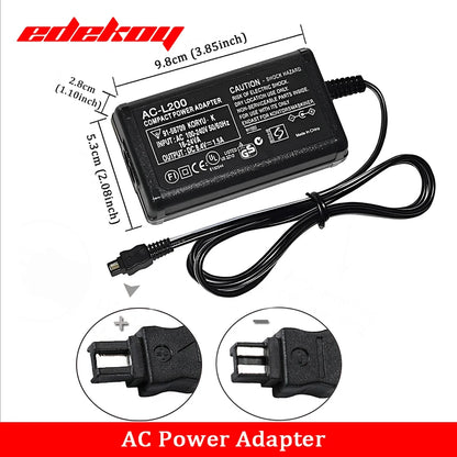 AC-L200C L200B L200D L25B AC Power Adapter Camcorder Charger for Sony Handycam DCR-SX/SR/HC/PC/DVD/HDR-CX/HDR-XR/NEX-VG Series