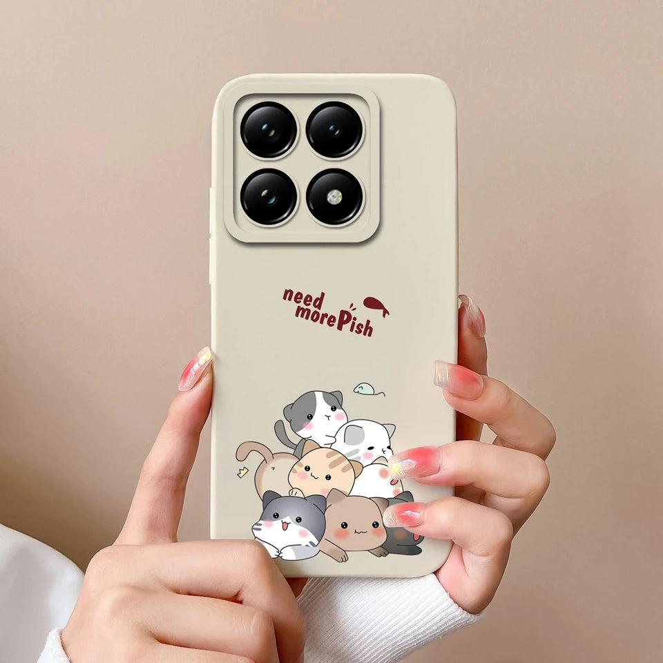 For Xiaomi 14T 14T Pro Cases Cartoon Astronaut Protective Durable Fashion Simplicity Soft Phone Cover For Xiaomi14T 14TPro Coque