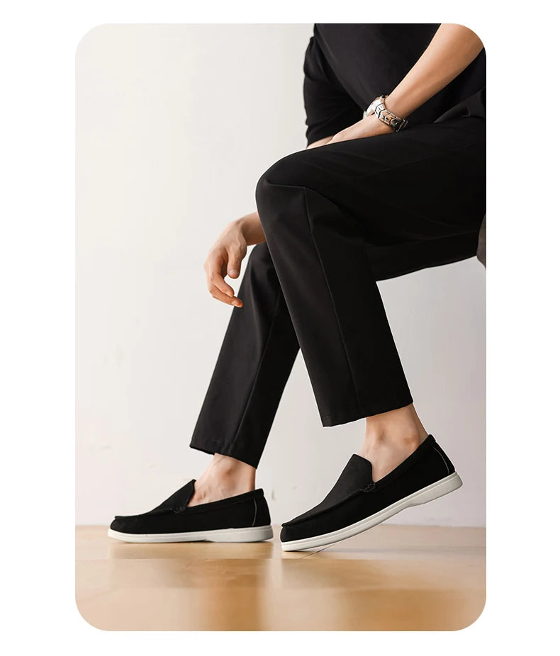 2025 Men's multi-color loafers A pedal leisure business shoes Doug shoes