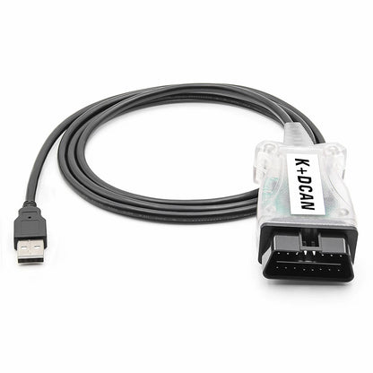 For BMW K DCAN K+CAN FTDI Chip For BMW OBD2 Auto Car Diagnostic Tools OBD 2 Scanner Switch USB Interface Cable K + DCAN for BMW