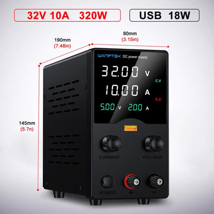 Wanptek DC Laboratory Power Supply 30V 10A 60V 5A 120V 3A Adjustable Voltage Current Applicable voltage 110V 220V Power Supply