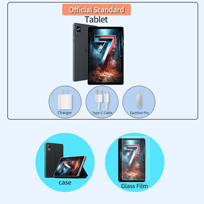 Headwolf FPad7 PRO Android 15 Tablet 8 inch 2.5K HD Max 16GB+512GB, 6500mAh PD18W, 8MP+16MP Camera, SIM 4G LTE WiFi 6