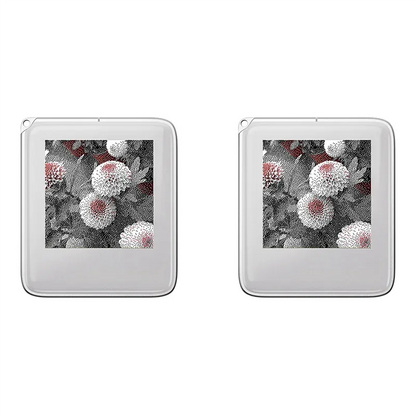 2X NFC Function Keyring 1.54-Inch Three Color Display Screen Image Wireless Transmission Keychain Ink Screen