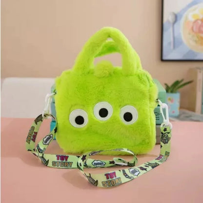 Anime Sanrio Kuromi Capybara Handbag My Melody Cinnamoroll Plush Cosmetic Bag Hello Kitty Travel Storage Bag Women Toy Gifts