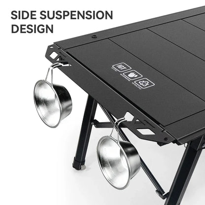 WESTTUNE Outdoor IGT Table IGT 5 Unit Aluminum Alloy Camping Table Portable Folding Desk for Picnic RV Trip Patio Backyard BBQ