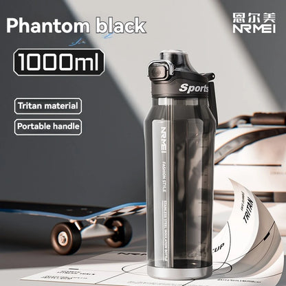 1L Sports Bottle Tritan Drinking Plastic Water Jug Fitness Bicycle Climbing Outdoor Bottle Water Cup