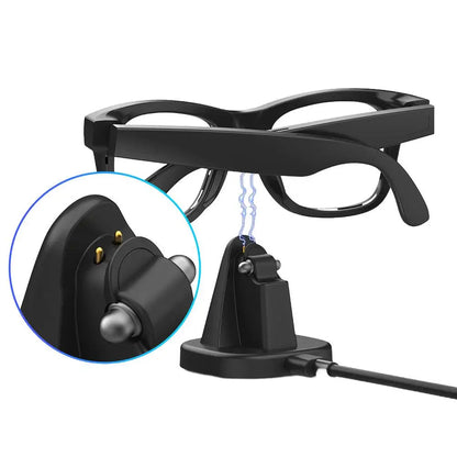 Smart AI Glasses Base Charging Dock For Ray Ban Meta Fast Charging Mini Non-slip Portable Charging Dock Smart Accessories