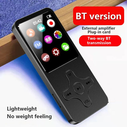 Portable Walkman Mini MP3 Player Bluetooth-compatible Speaker 8/16/32/64/128GB HiFi Music Speaker with FM Radio Recording E-book
