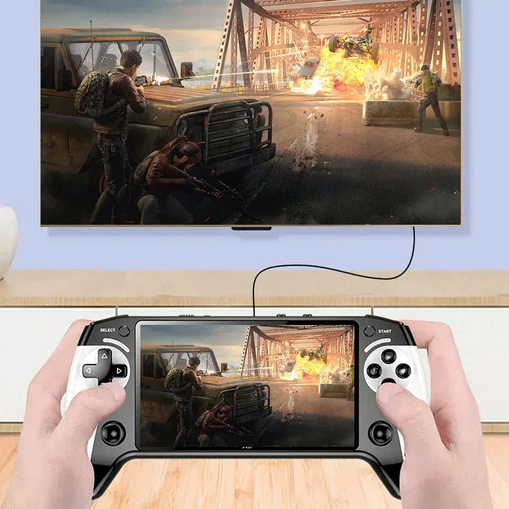 X9 Handheld Video Game Console With 3000 Games 5.5inch Screen Retro Video Game Player Built in 9 Emulators Support NES GBA GBC