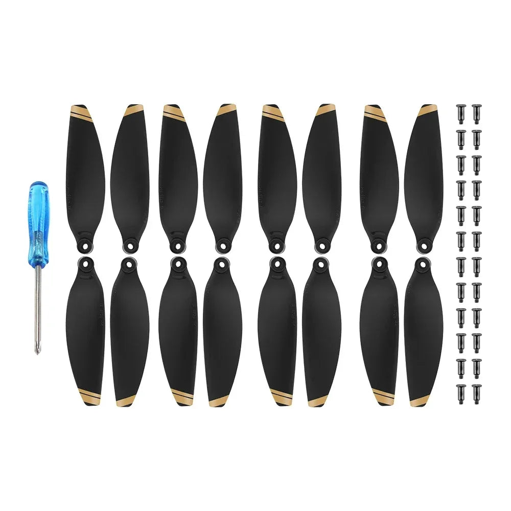 16 Pieces Propeller for DJI Mini 2/4K/SE/2SE, Portable Low Noise Light Weight Props, for DJI Mini 4K Spare Repair Accessories