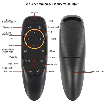 MRSVI G10S Air Mouse Voice Remote Control 2.4G Wireless Gyroscope for H96 MAX X88 PRO HK1 Q5 Android TV Box X96 DQ03 H98
