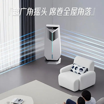 Cold air machine cooling fan household small floor-standing air conditioner mobile electric silent 2025 new water artifact