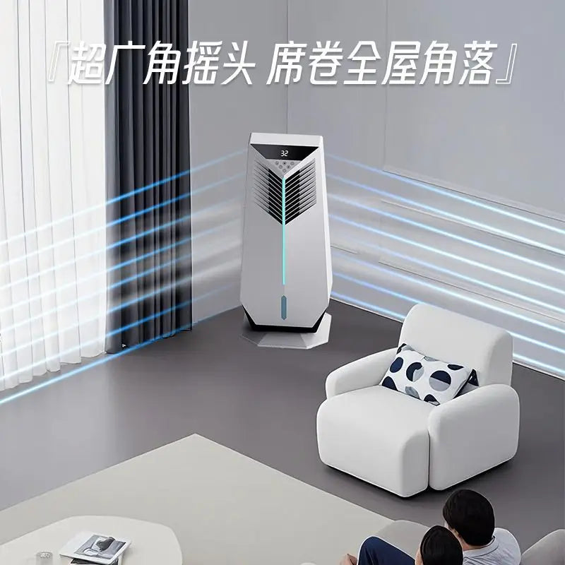 Cold air machine cooling fan household small floor-standing air conditioner mobile electric silent 2025 new water artifact