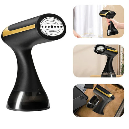 1500W Handheld Steam Iron Fast-Heat Garment Steamer Foldable Ironing Machine Household Electric Fabric Steamer for Home Travel