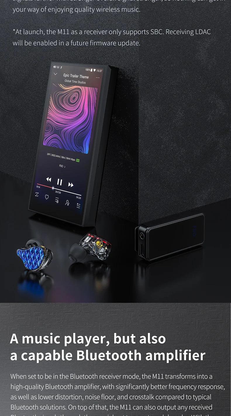 Zycbeautiful for fiiO M11 HIFI Music MP3 Player with Balanced Output/Support WIFI/Air Play/Spotify