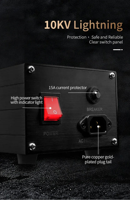 HIFI power filter HiFi lightning protection anti-interferencePA audio power purifier EU dedicated power strip
