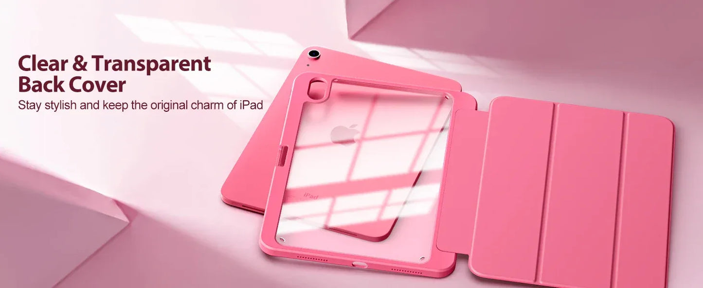 Case for iPad (A16) 11th Generation 11 Inch 2025, iPad 10th Generation Case 10.9 Inch 2022 with Pencil Holder,Protective Cover