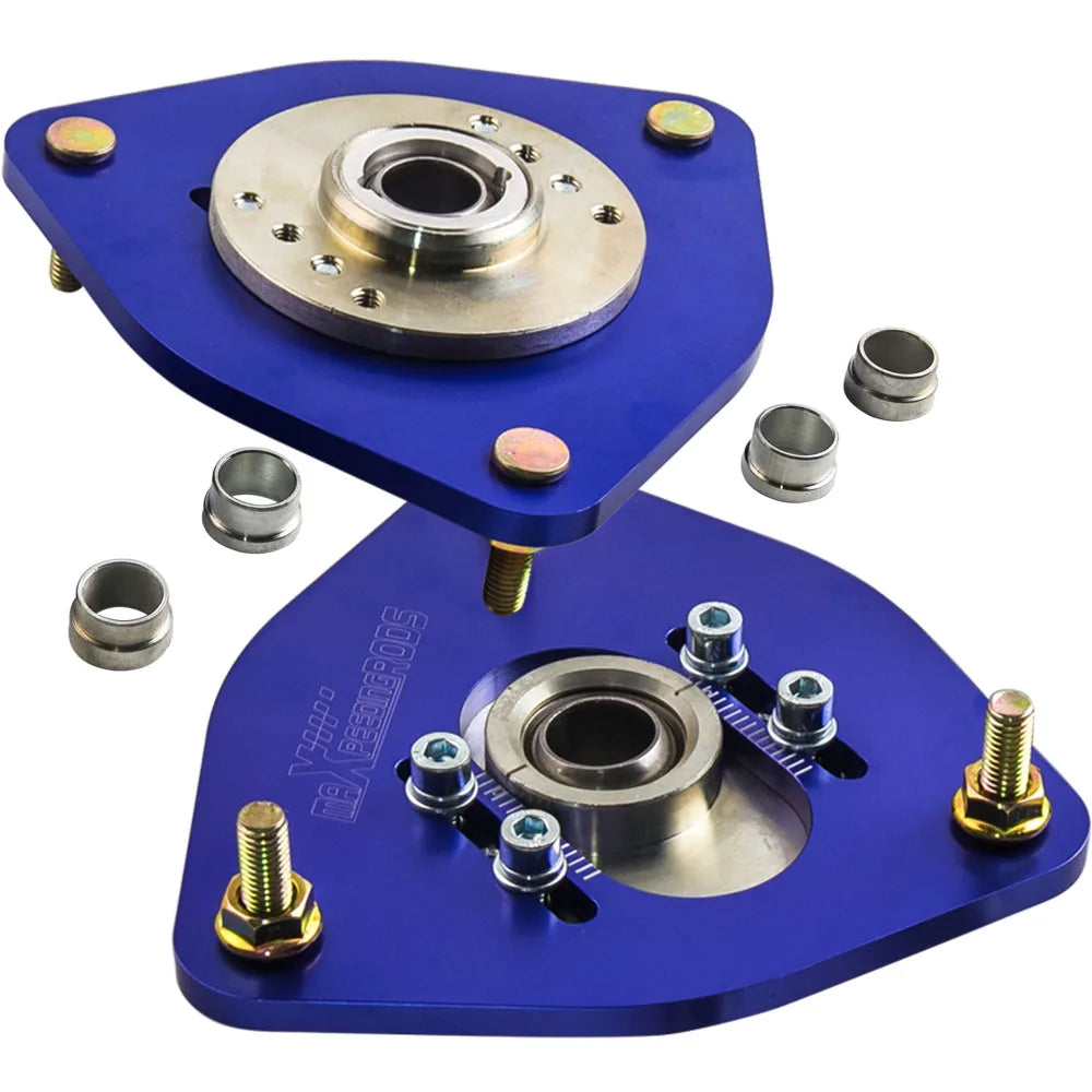 2x Suspension Front Camber Plates Kit For Coilover  for Subaru Impreza GDA GDB 02-06 STi