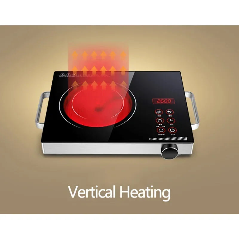 Electric ceramic stove for home cooking, barbecue, hot pot, tea making, intelligent induction cooker